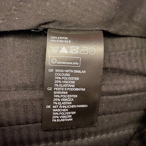 HM Regular Fit Pants Mens Size 38R - Picture 6 of 7